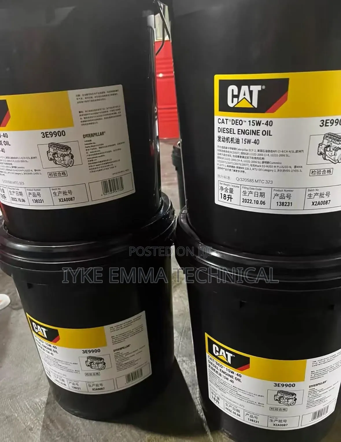 Caterpillar Cat Deo 15w-40 Diesel Engine Oil