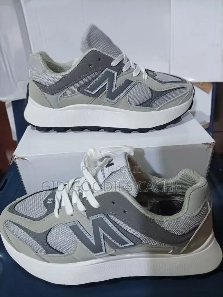 Grey Retro Runner Sneakers Size 41-45