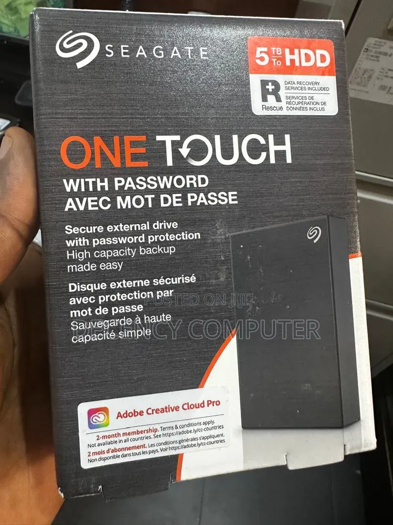 Seagate One Touch 5tb External Hard Drive