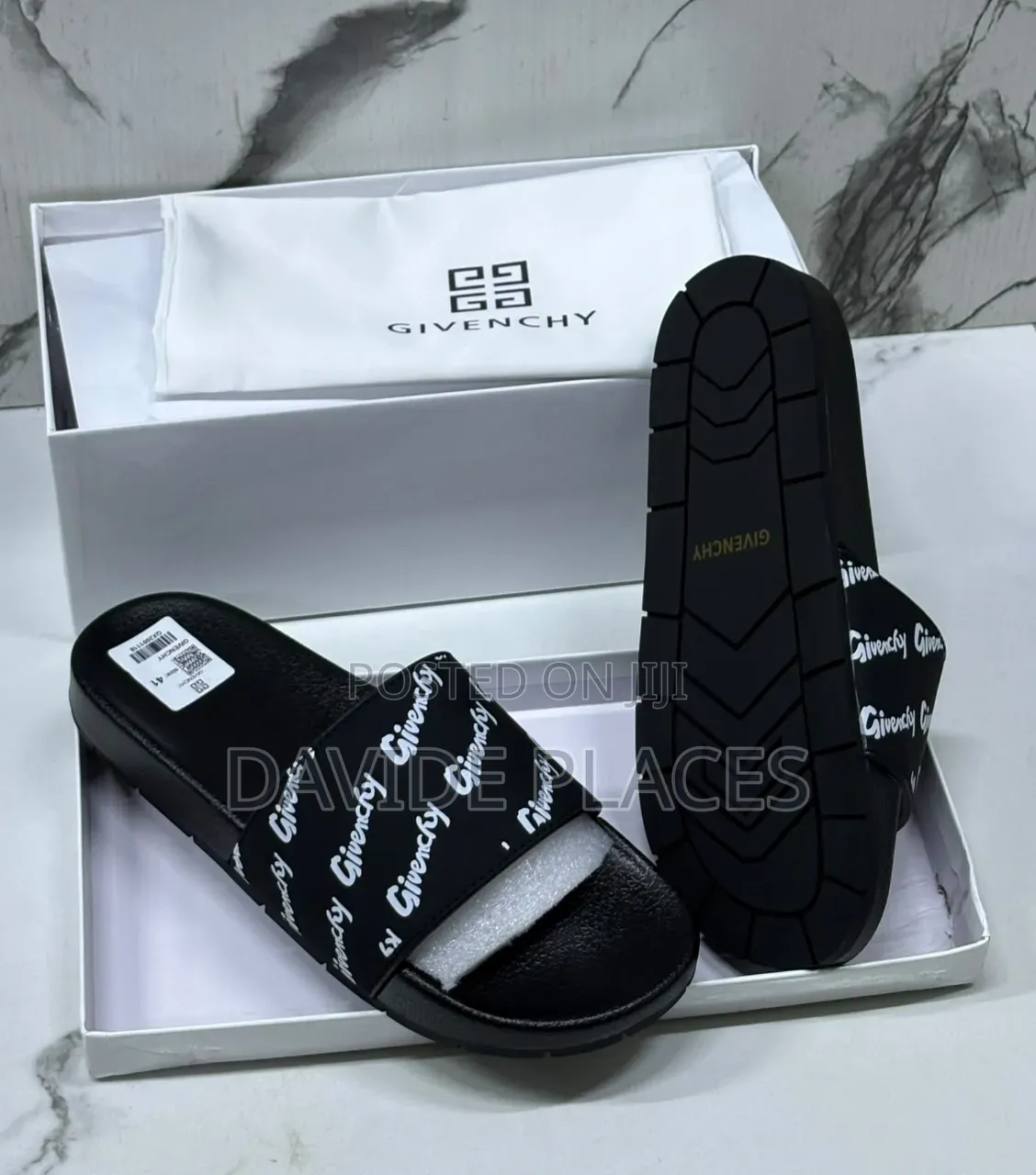 Original Quality Givenchy Unisex Slide Black