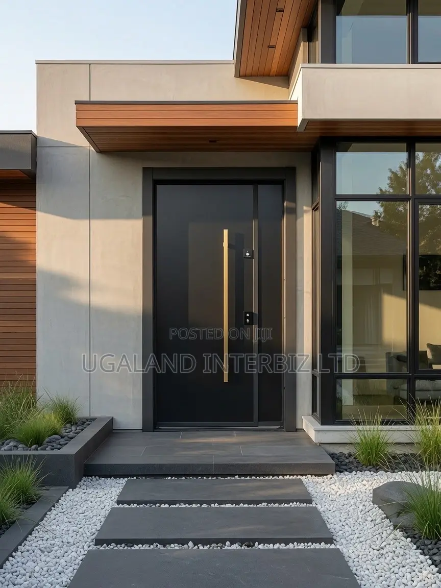 Elegant Black Door for Modern Home.