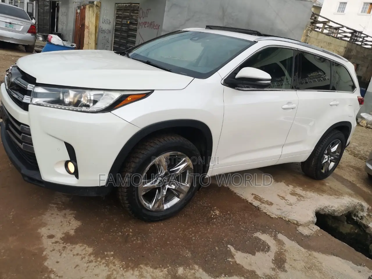 Toyota Highlander Limited Platinum 4x4 V6 (3.5L 6cyl 8A) 2018 White