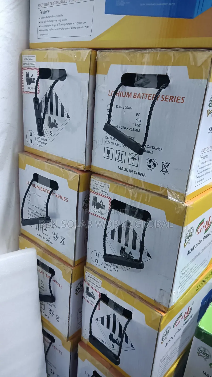200ah Lifepo4 MSN Solar Battery 12v. 8v