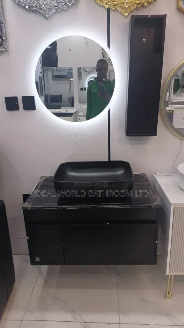 8cm Complete Cabinet Wash Hand Basin