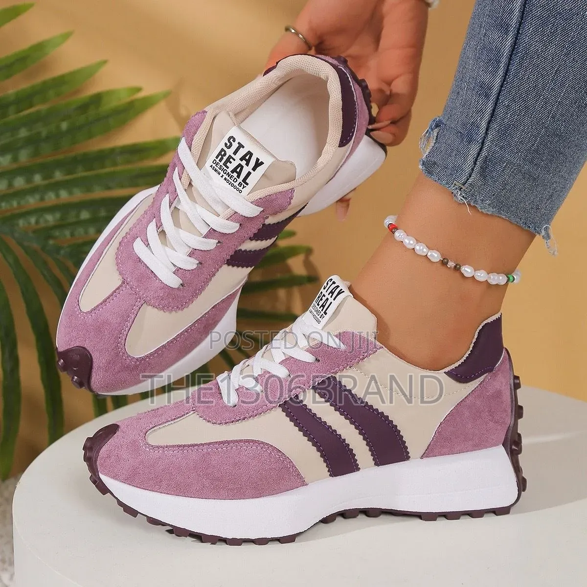 Urban Stride Women's Fashion Sneakers –Casual Comfort Trainers