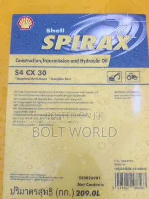 Shell Spirax S4 Xx 30 Hydraulic Oil (209liters)