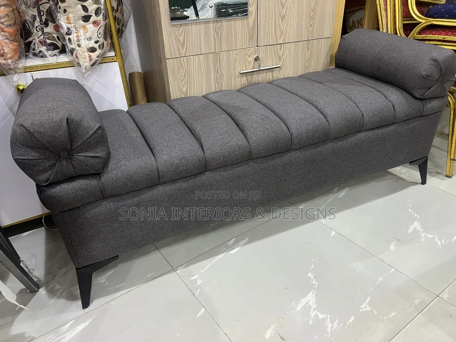 Bench Ottoman Grey