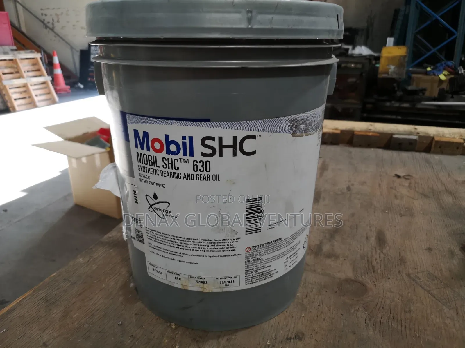 Mobil SHC 630 Synthetic Bearing and Gear Oil 20litres