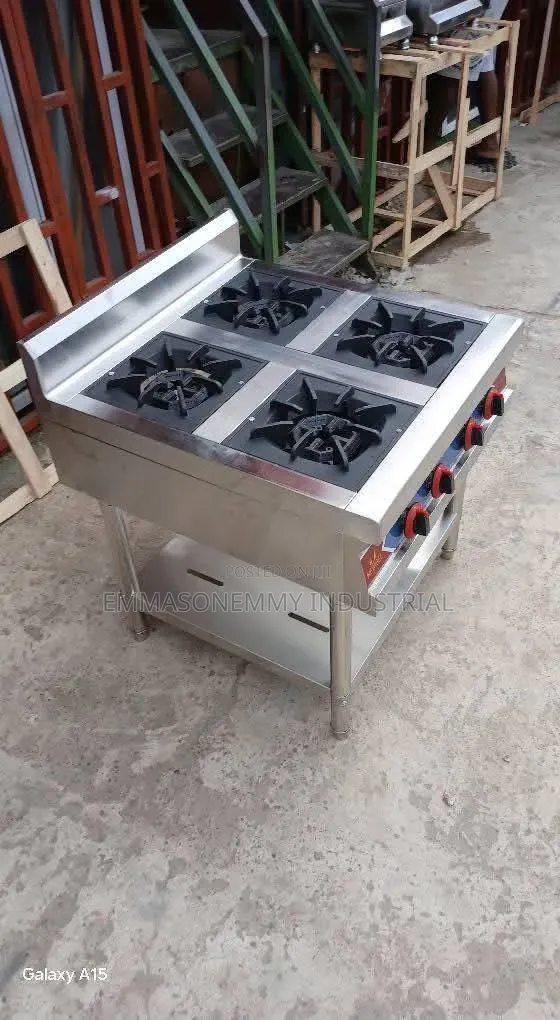 Industrial 4burner Gas Cooker Without Oven