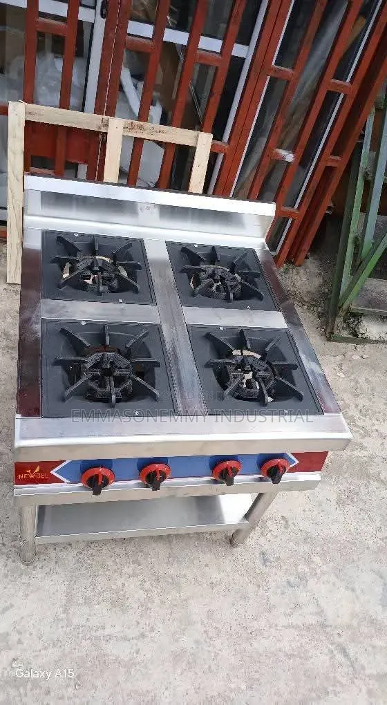 Industrial 4burner Gas Cooker Without Oven