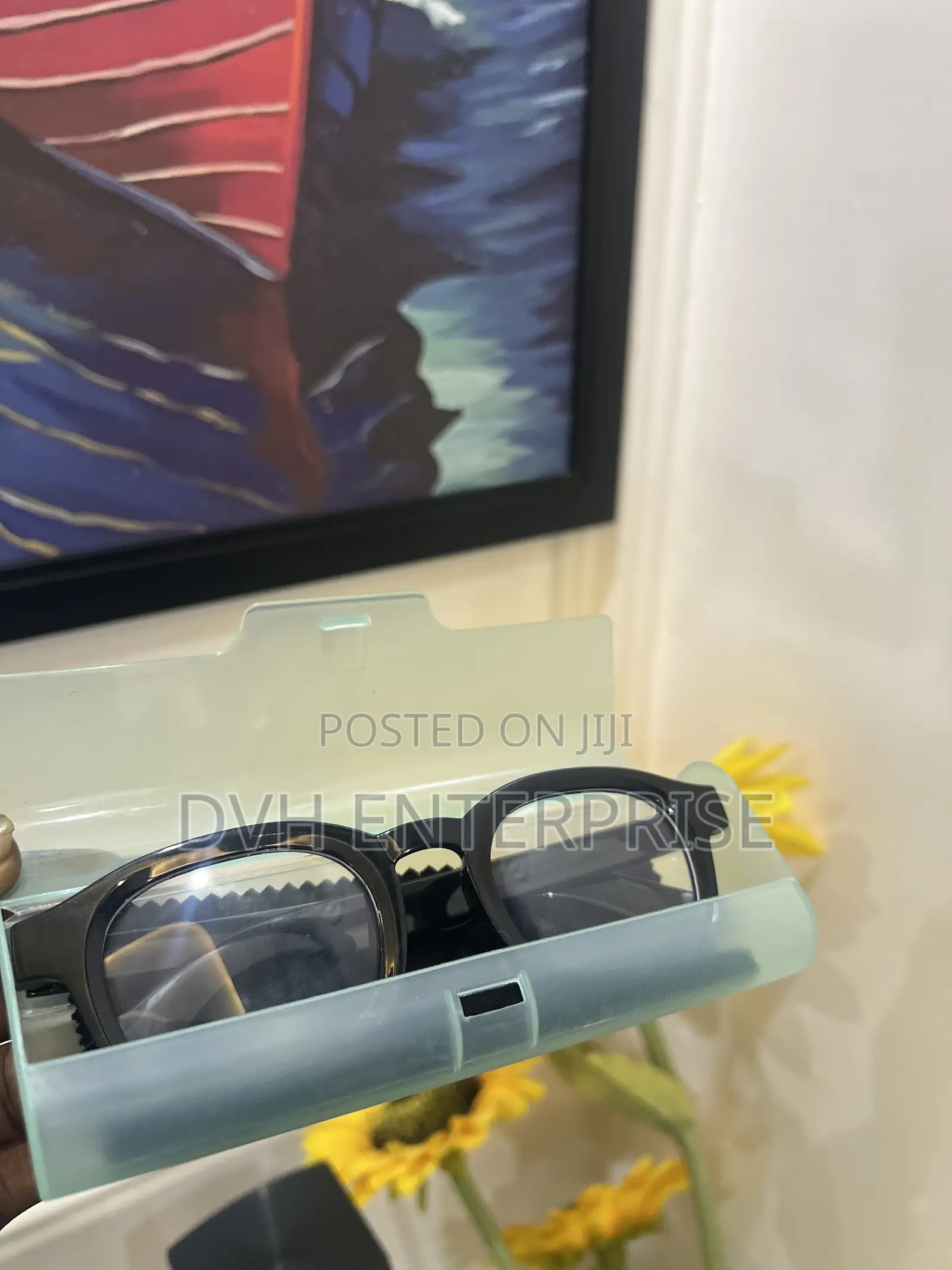 Black Clear Lenses Glasses With Blue Light Protect