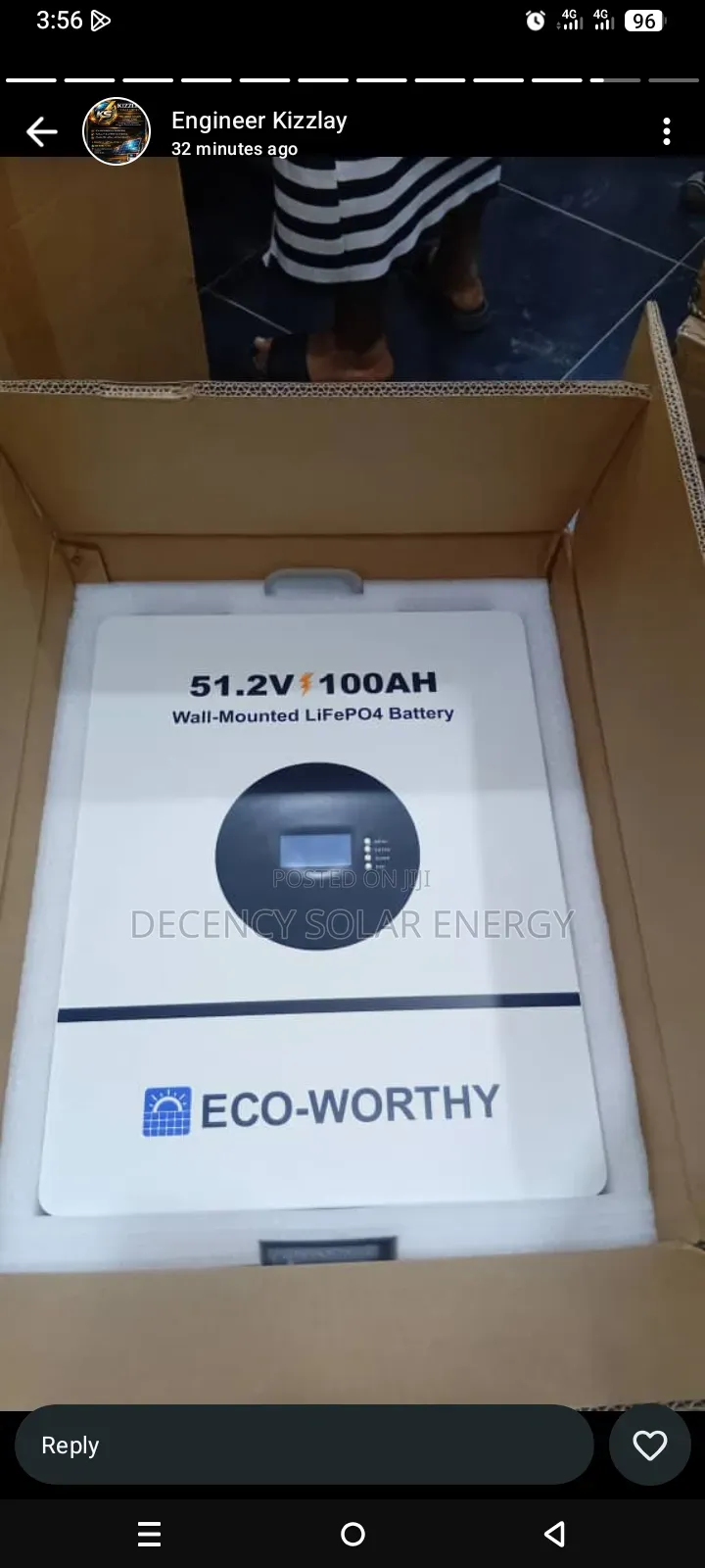 5kwh Eco Worthy Lithium Ion Battery