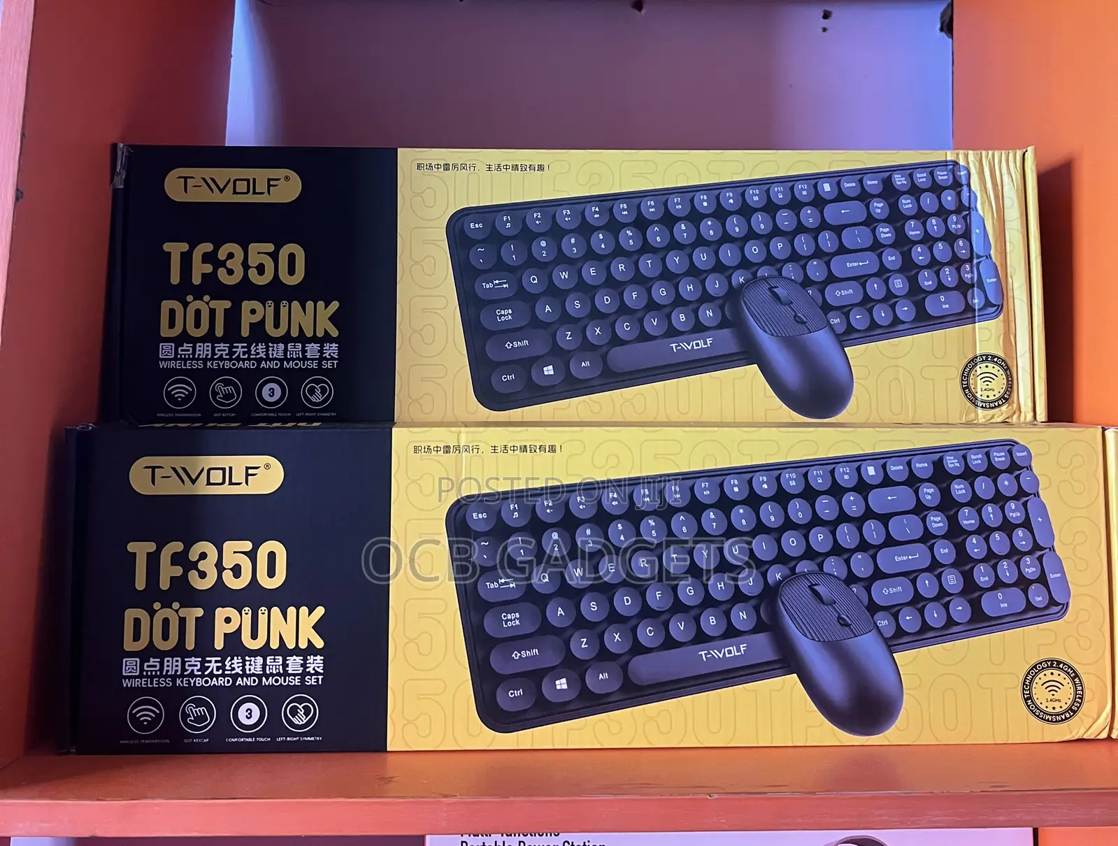 T-Wolf Tf350 Wireless Keyboard and Mouse