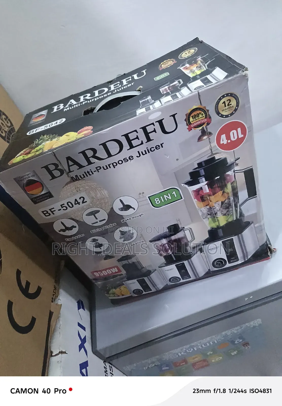 Bardefu 8-in-1 Ultimate Blender and Juicer