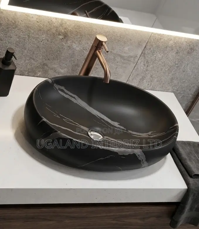 Luxury Black Countertop Basin