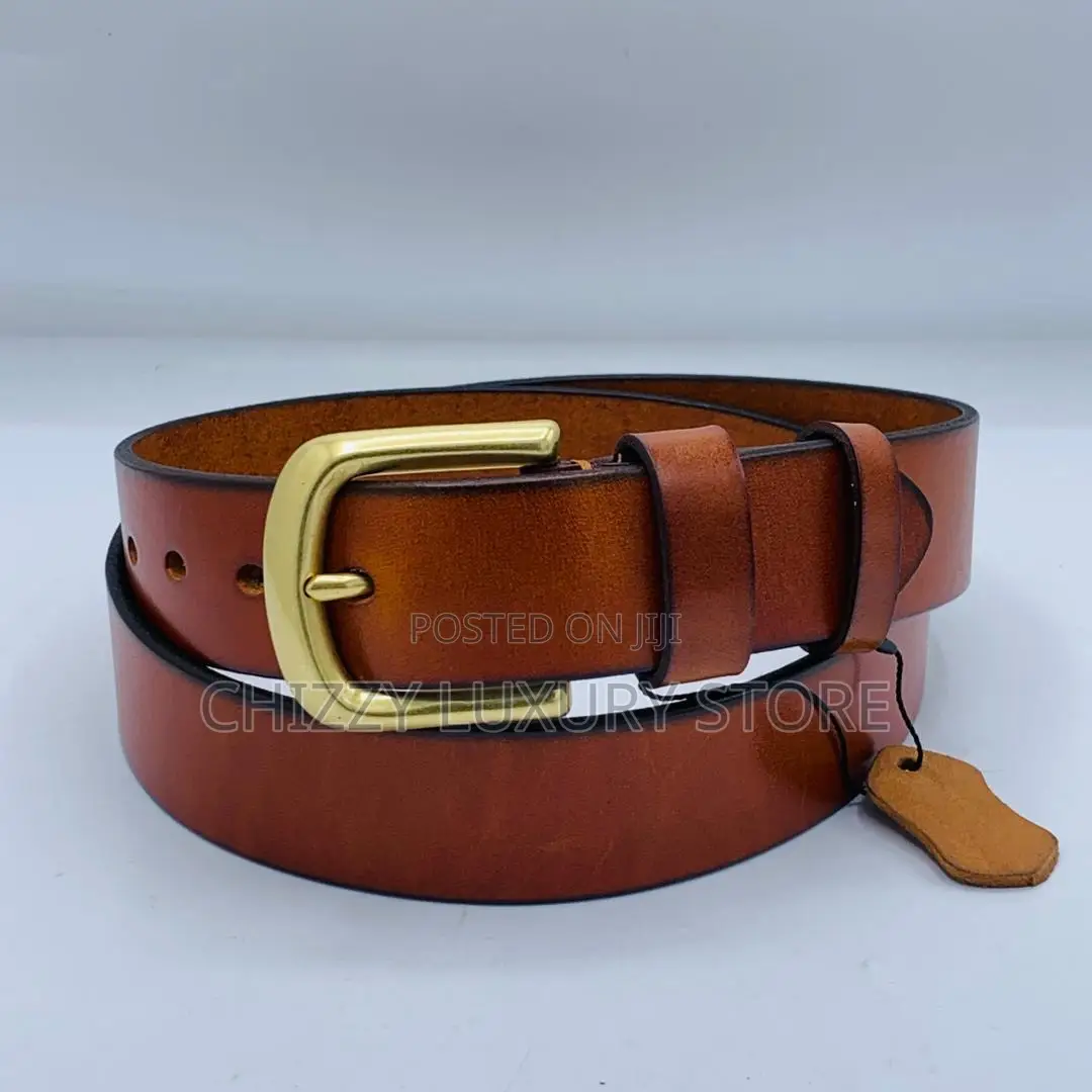 High Quality Scratch Resistant Pure Skin Leather Belts