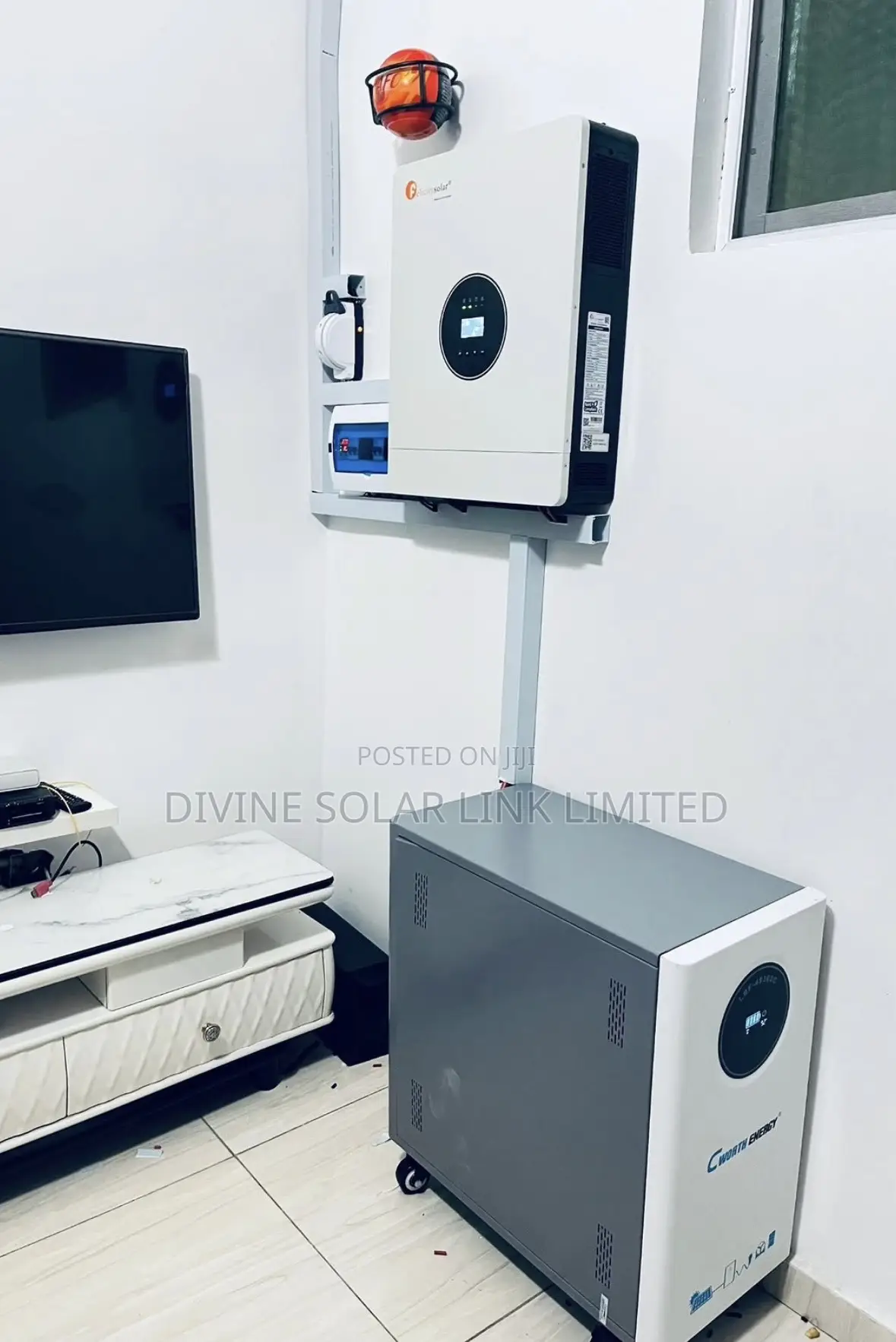 6kva Felicity Inverter and Cworth 15kwh Lithium Battery Installation