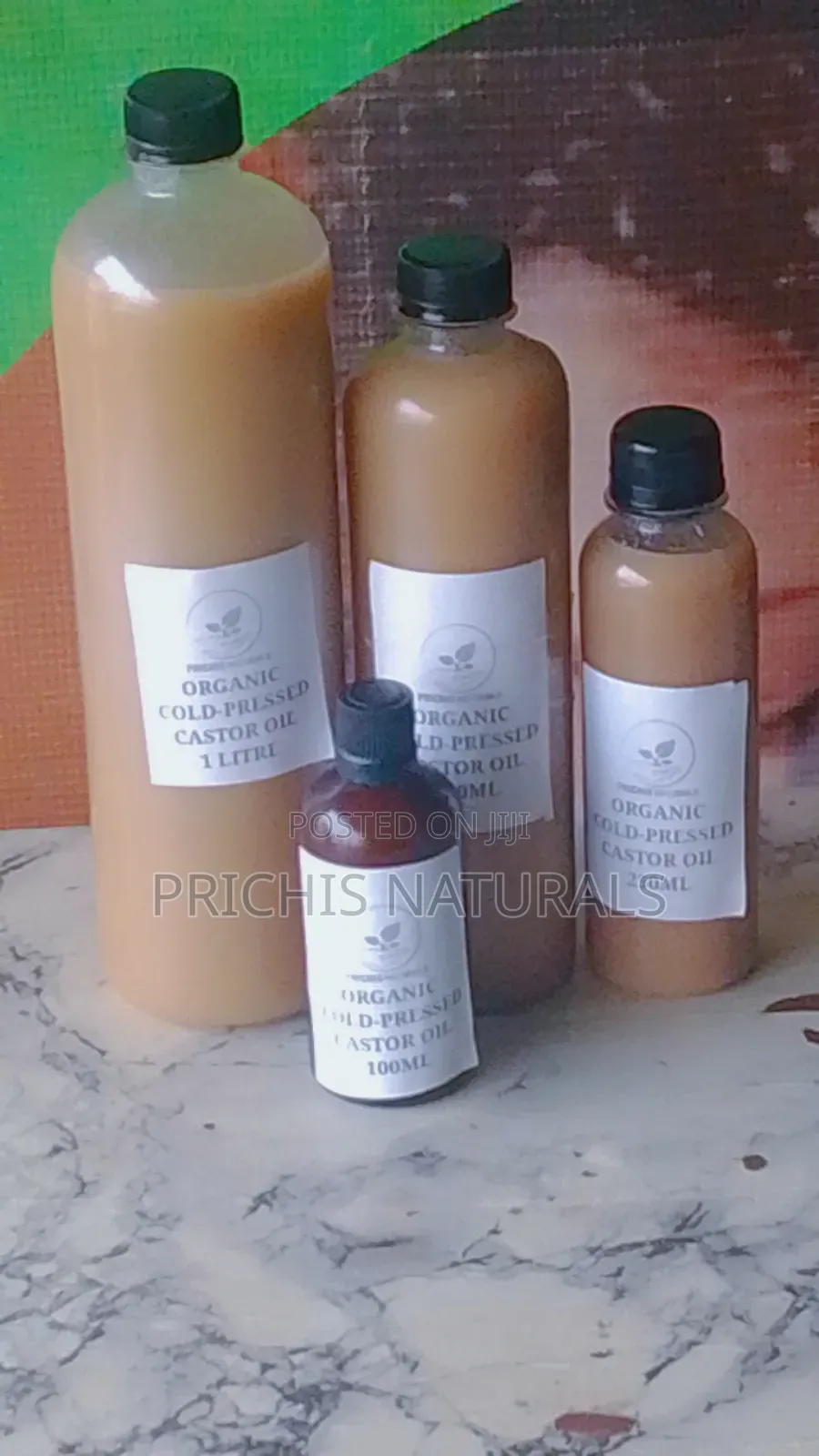 Cold-Pressed Castor Oil 100ml– Pure & Natural
