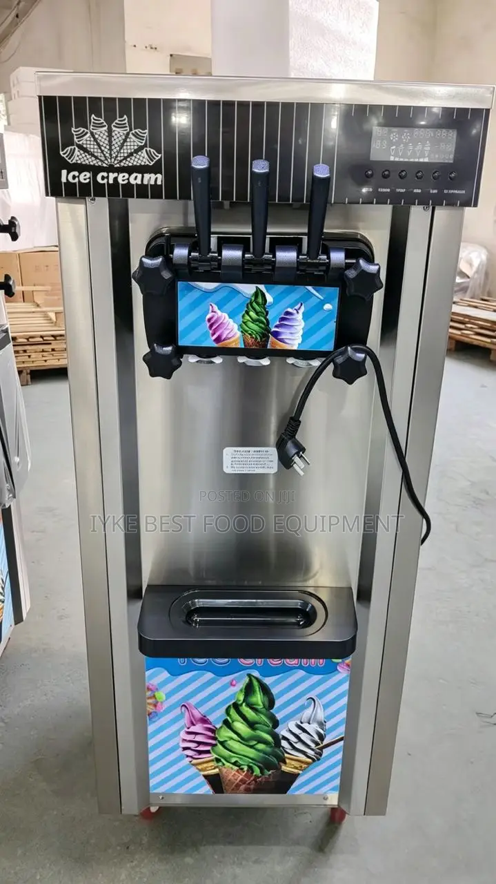 Floor Standing Modern Ice Cream Machine