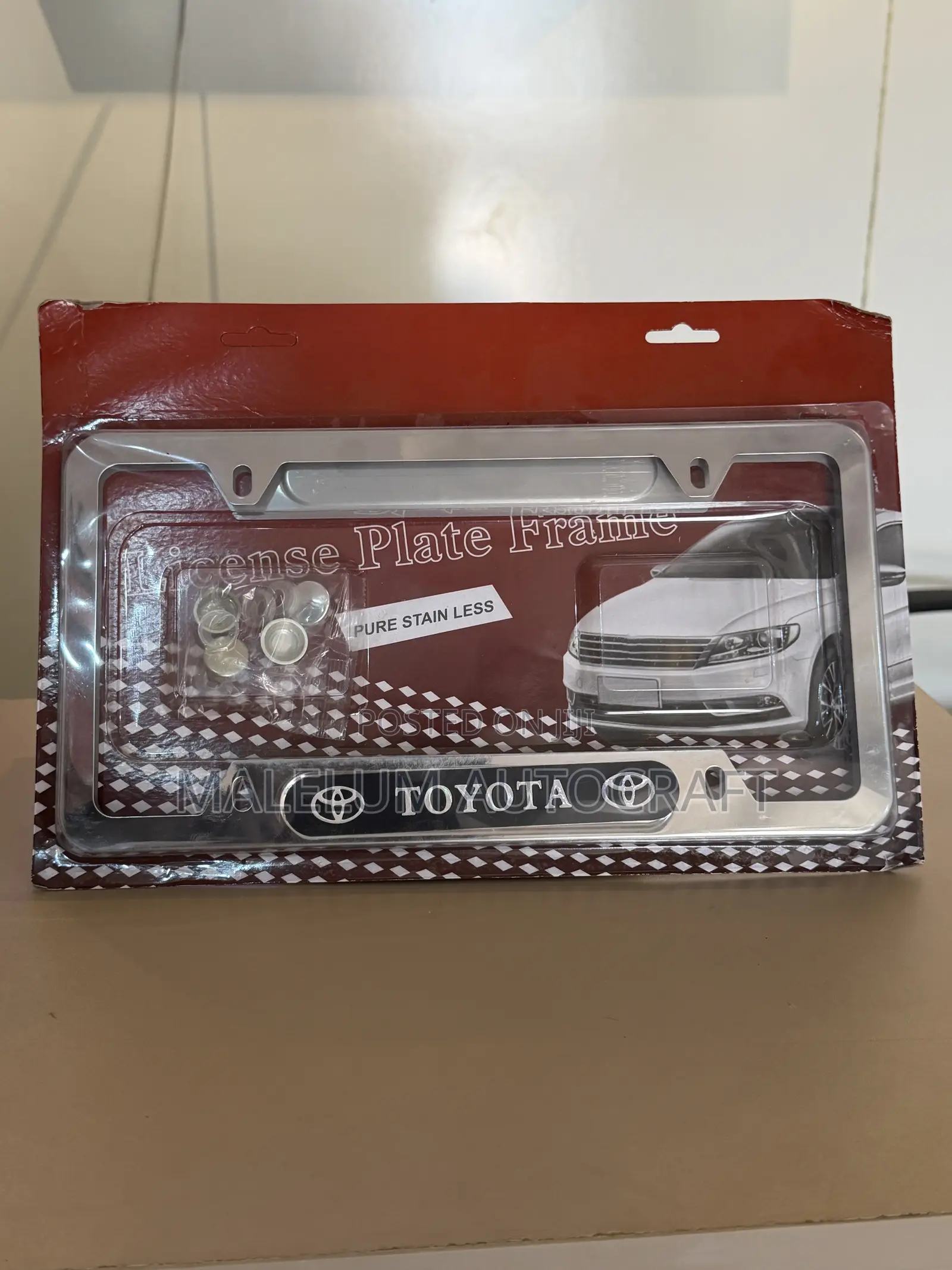 Plate Number Cover