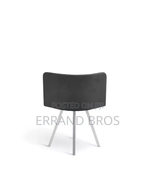 A Set of 4 Black Dining Chairs - Black