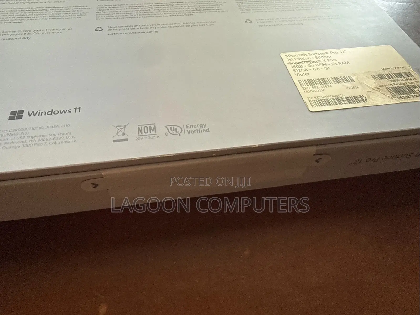New Microsoft Surface Pro 16GB Qualcomm Snapdragon X Plus SSD 512GB
