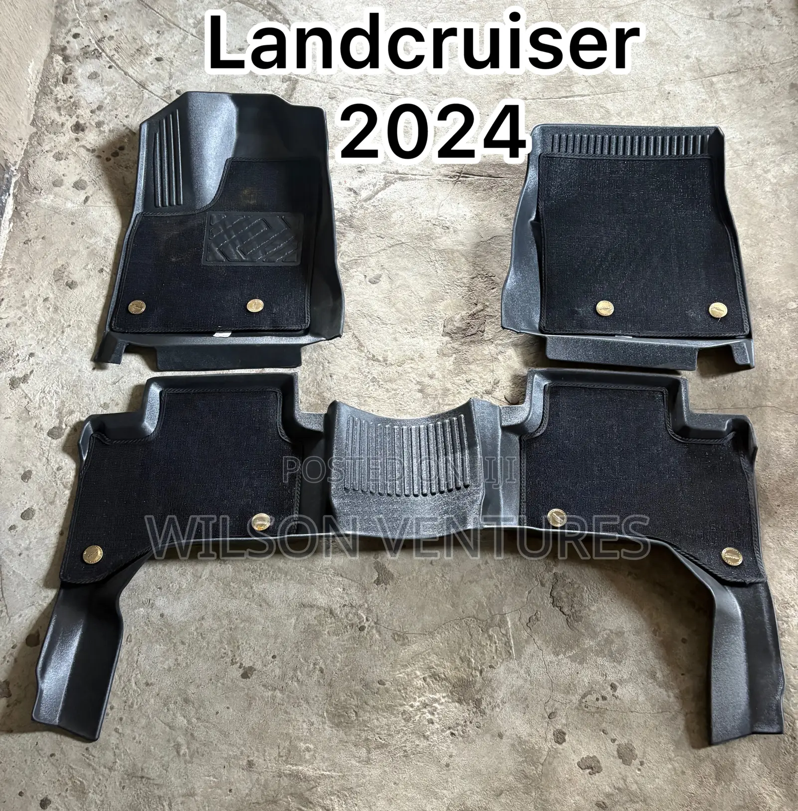 Durable Landcruiser 2024 Thermoplastic Double Layer Foot Mat