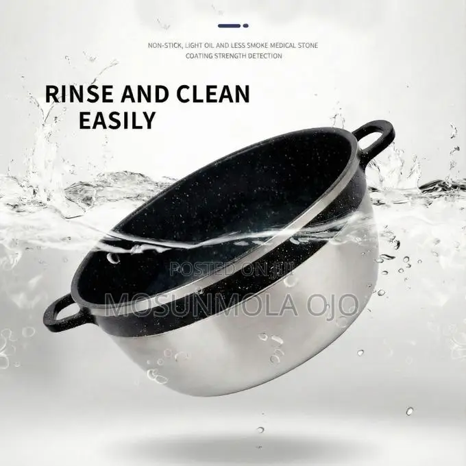 6pcs Brocook Aluminium Non-Stick Casserole / Pot Set 20-28cm