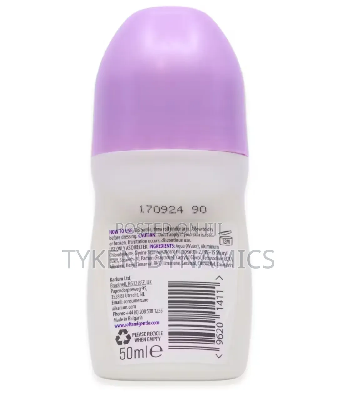 Soft Gentle Anti-Perspirant Roll on Orchid Desire 50ml