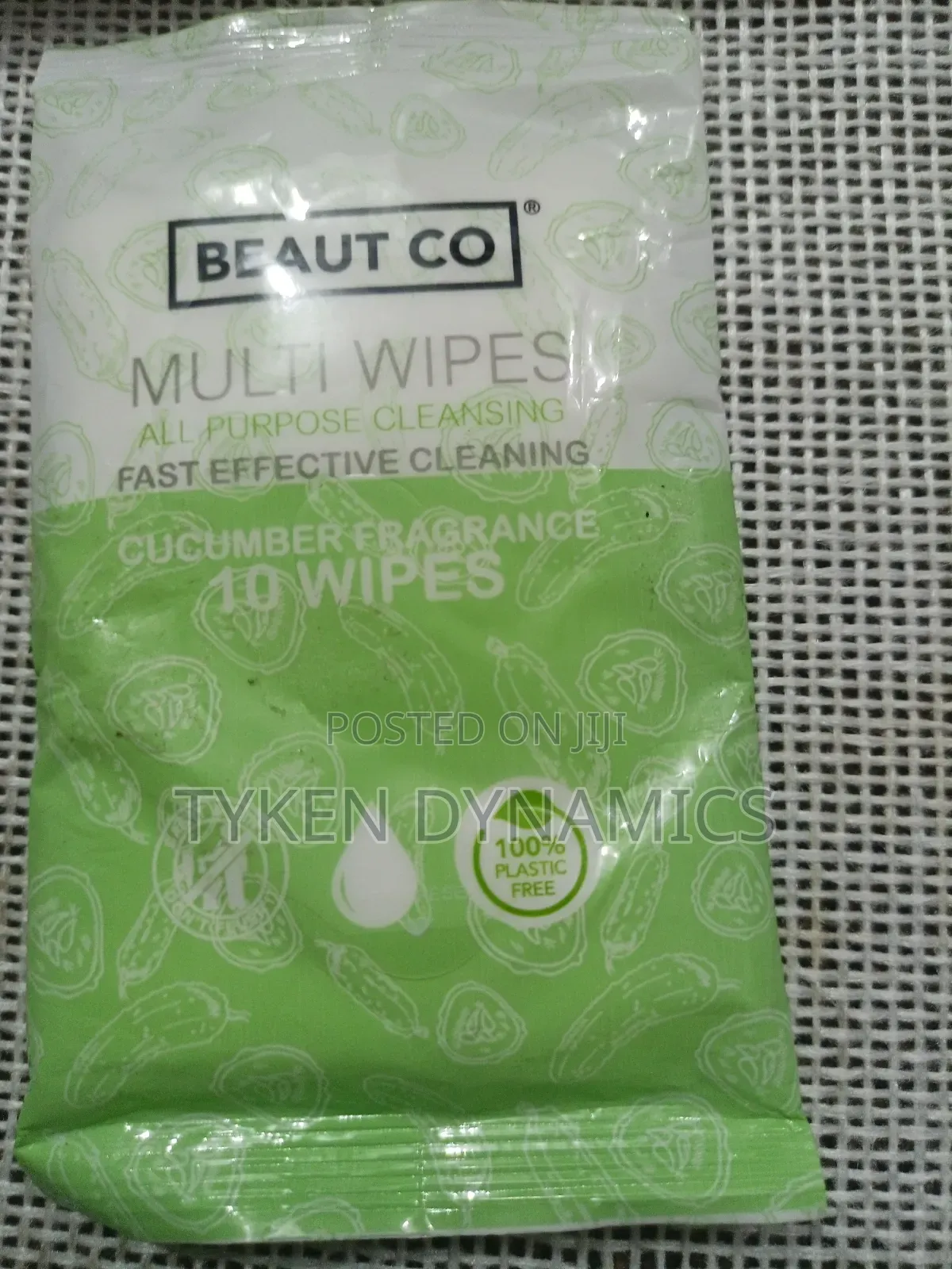 Beautiful Co Multi Wipes Cucumber Fragrance -10pc Wipes