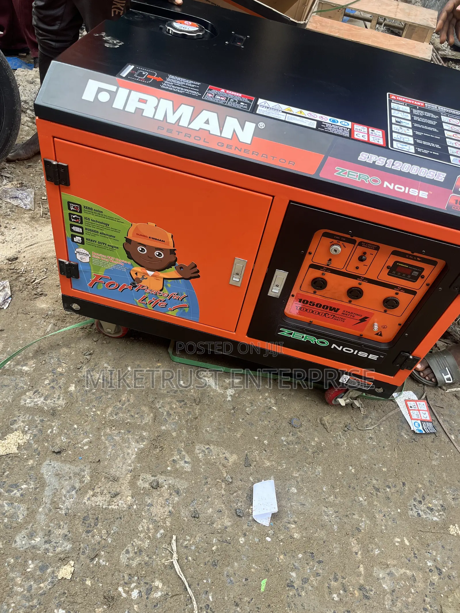 Firman 10kva Soundproof Petrol Noiseless Generator.