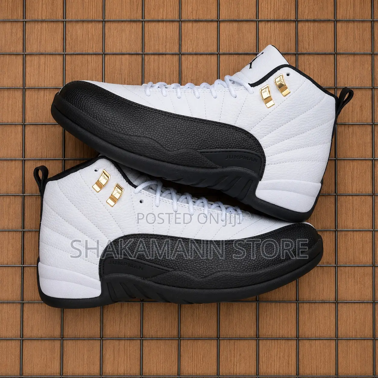 Original Air Jordan 12 Black White