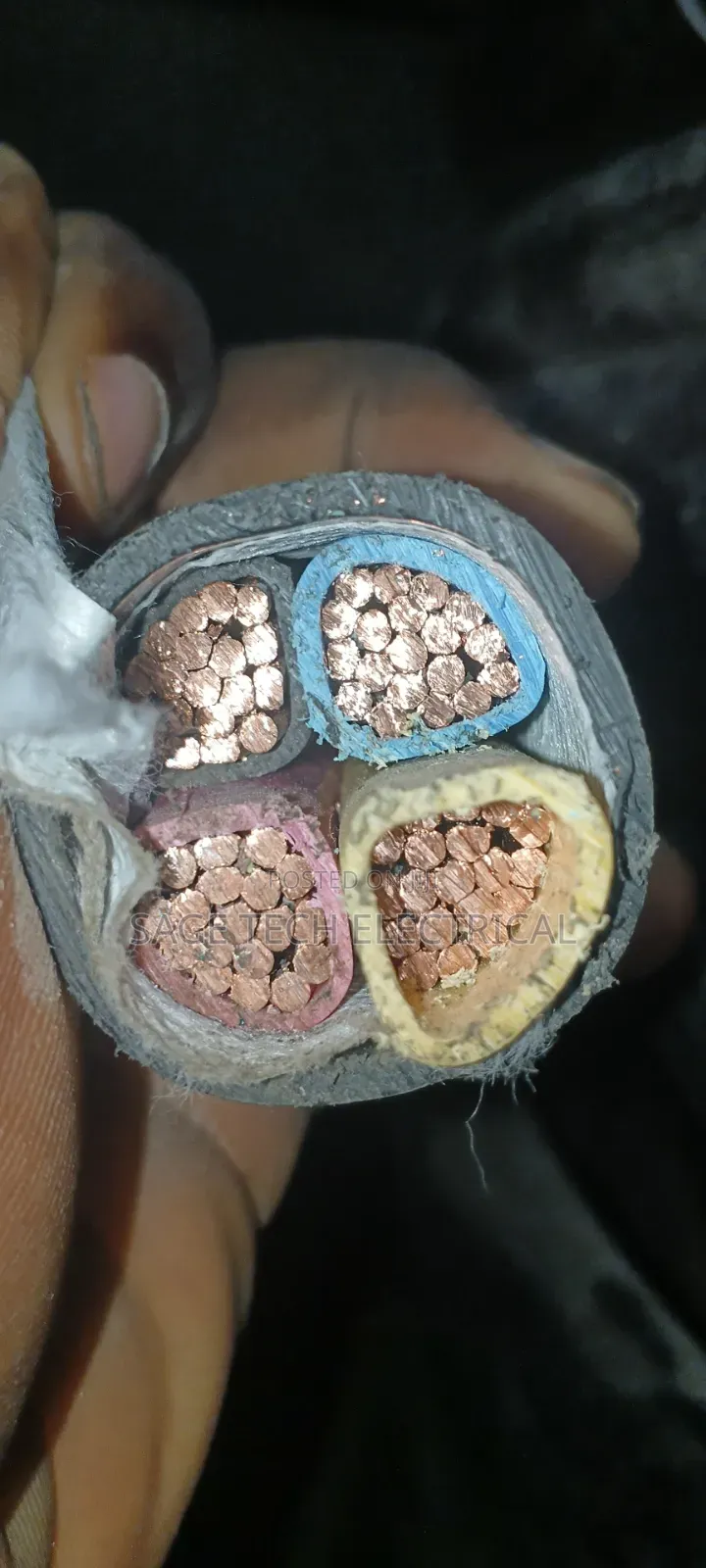120mm 4core PVC PVC Armoured Cable