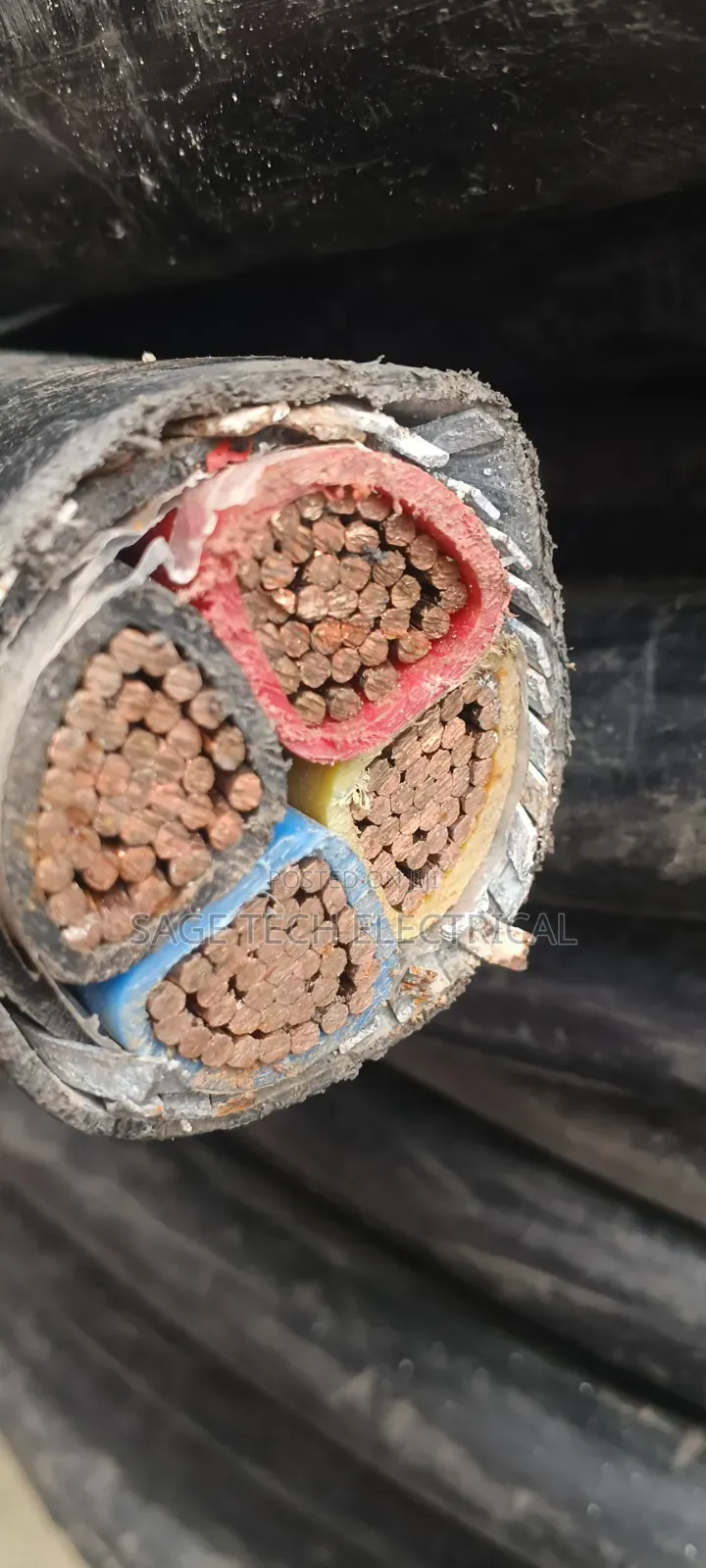 185mm 4core PVC Swa PVC Armoured Cable