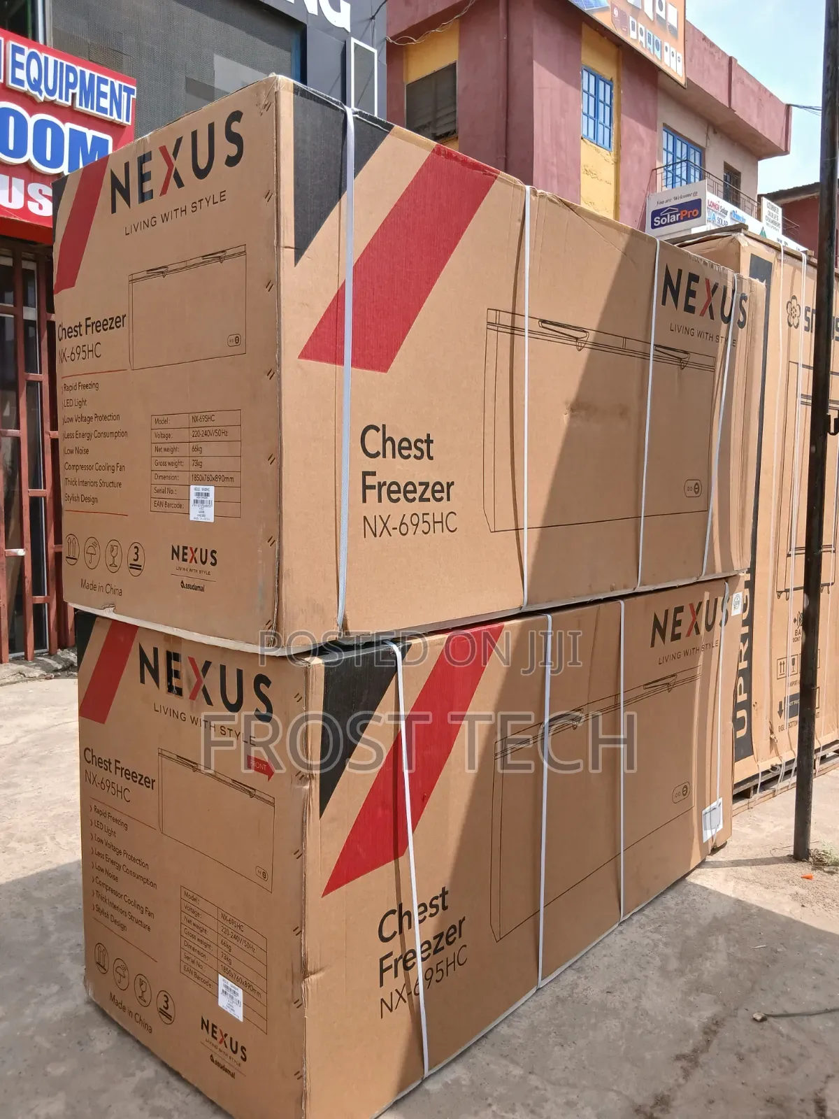 Nexus Nx695 600l Double Door Chest Freezer.