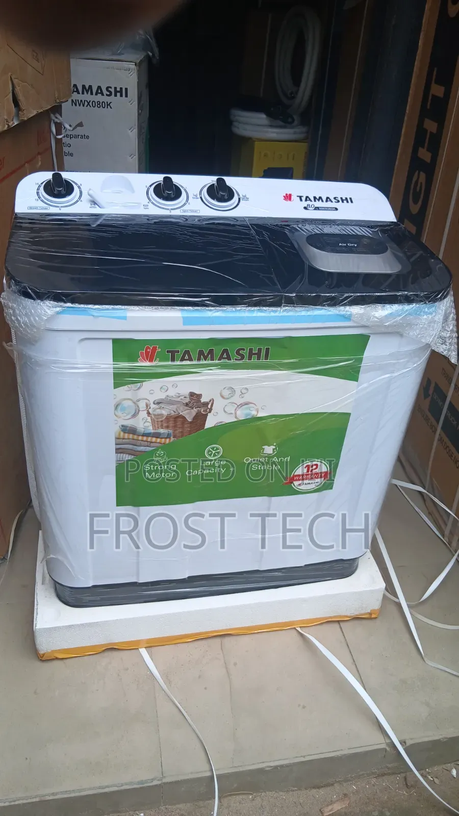 Tamashi 8kg Twin Tub Washing Machine