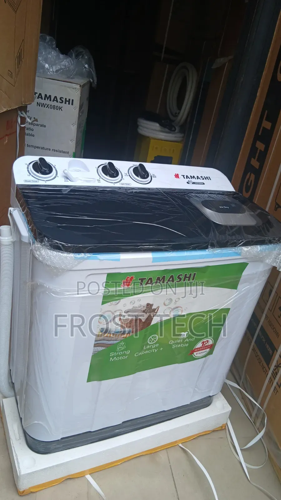 Tamashi 8kg Twin Tub Washing Machine