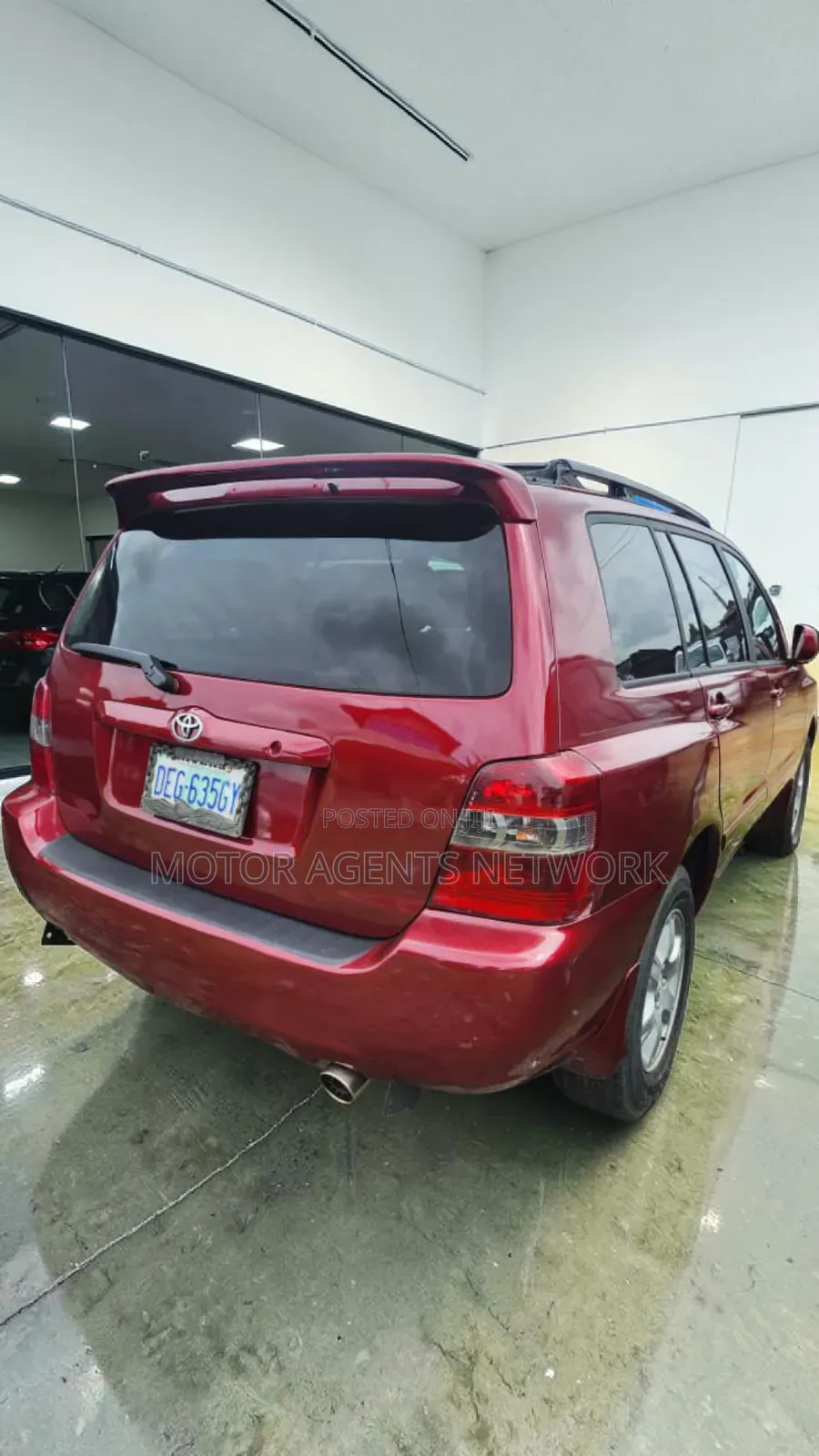 Toyota Highlander 2003 Red