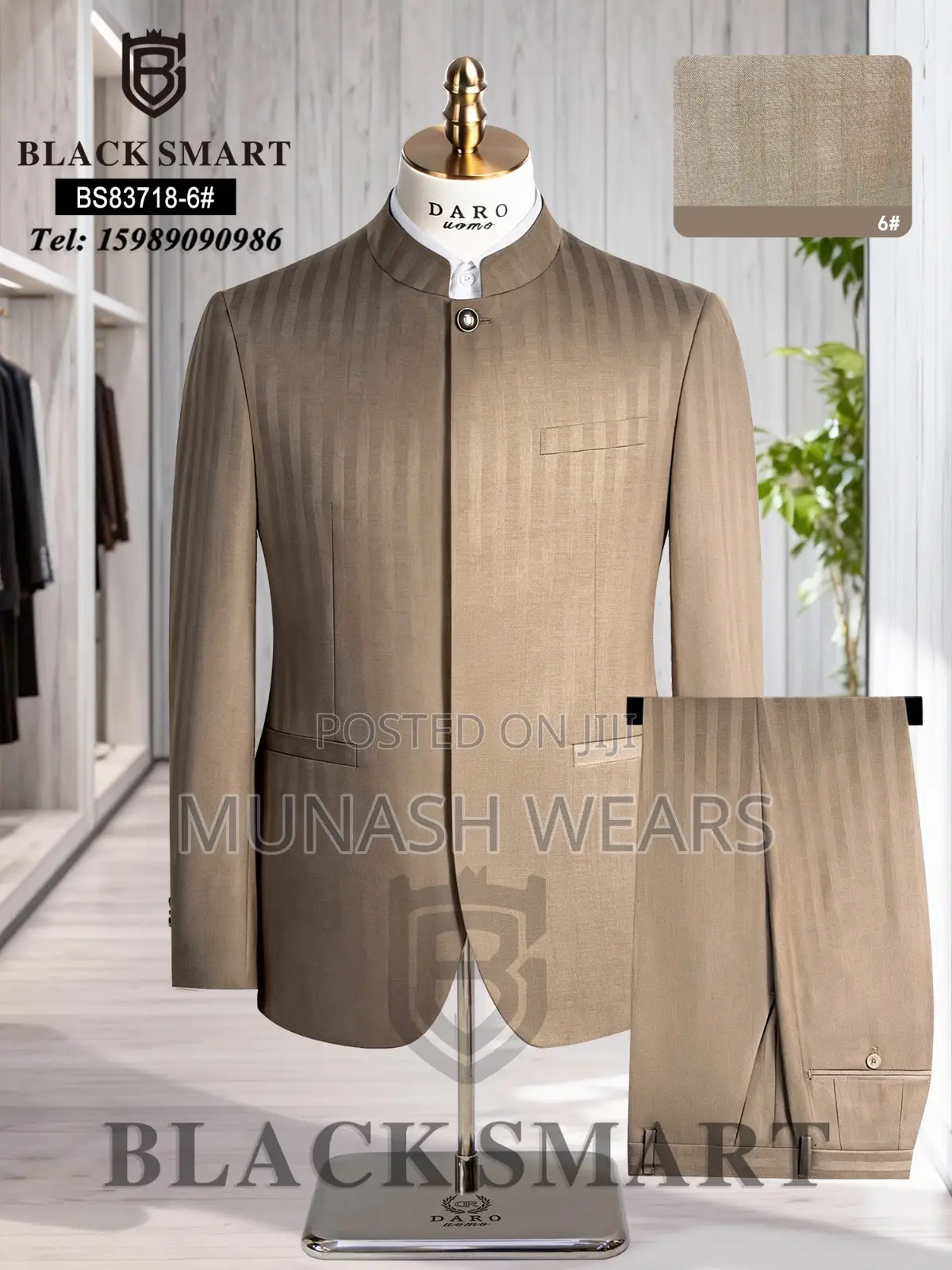 Italian Double Breasted Suit 46-56 Available