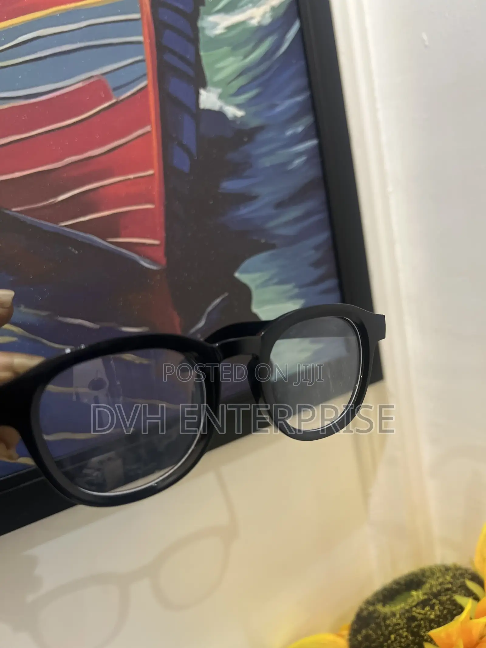 Black Clear Lenses Glasses With Blue Light Protect