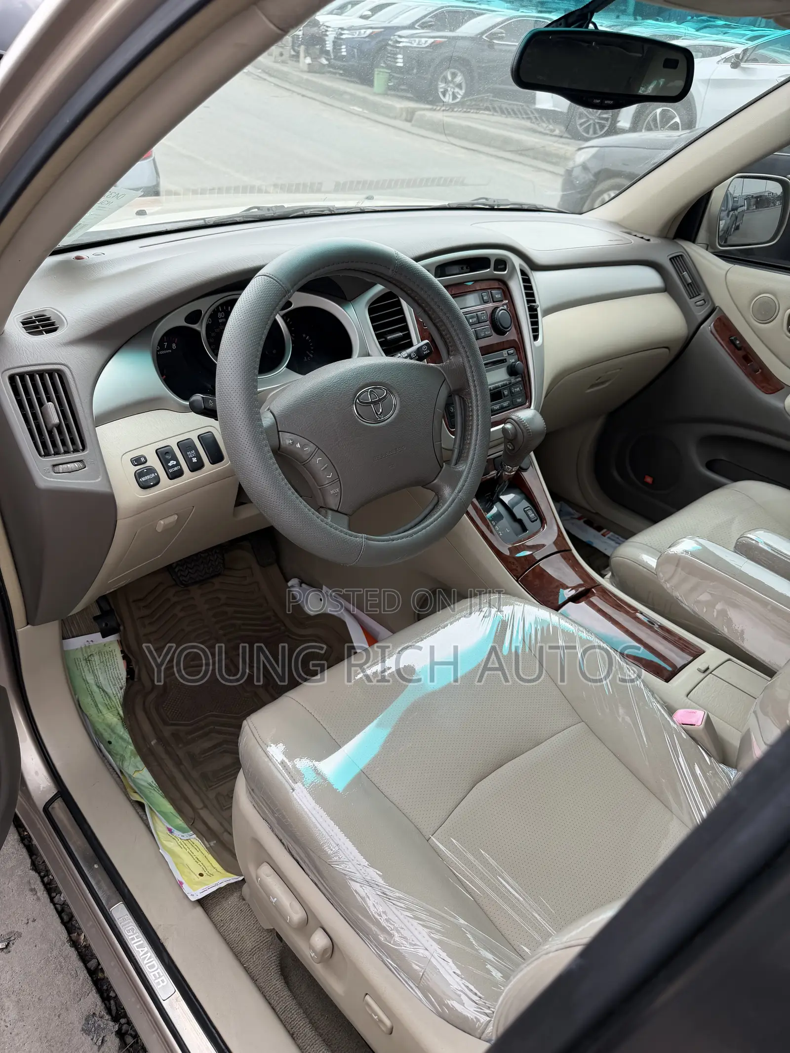 Toyota Highlander 2007 Gold