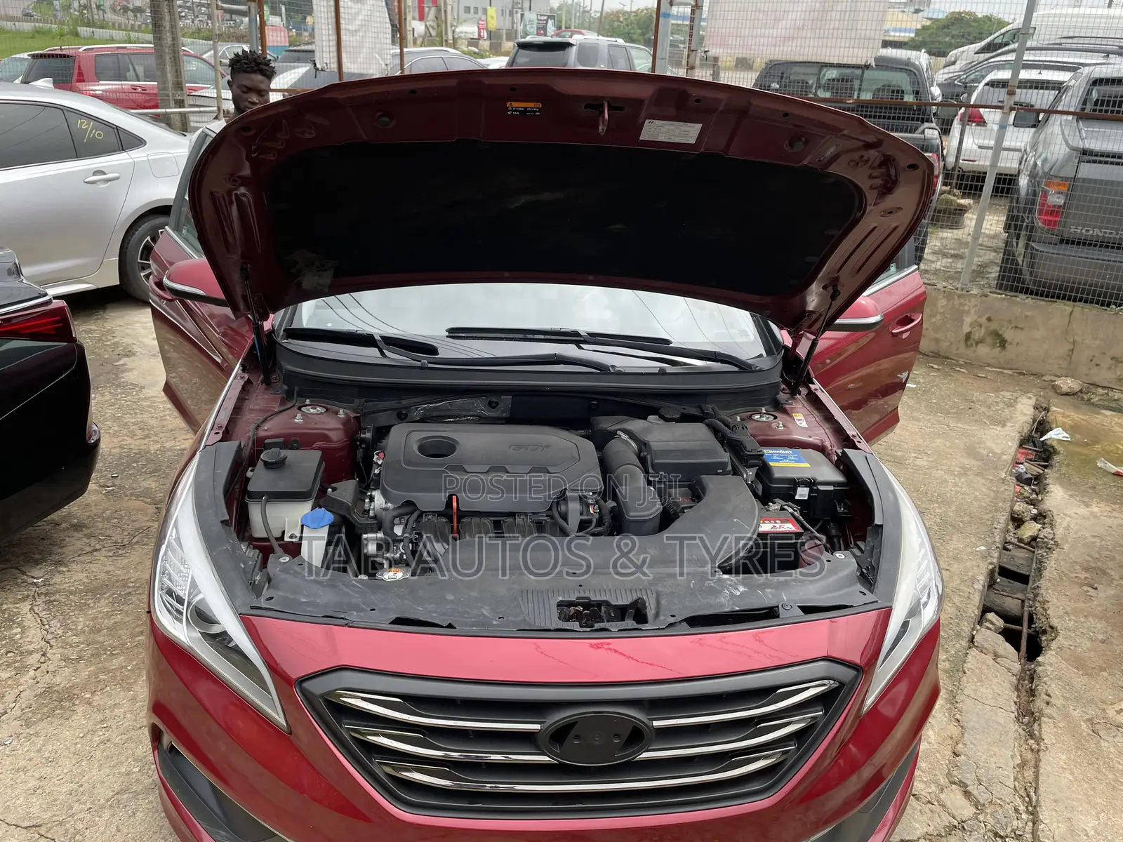 Hyundai Sonata 2015 Red