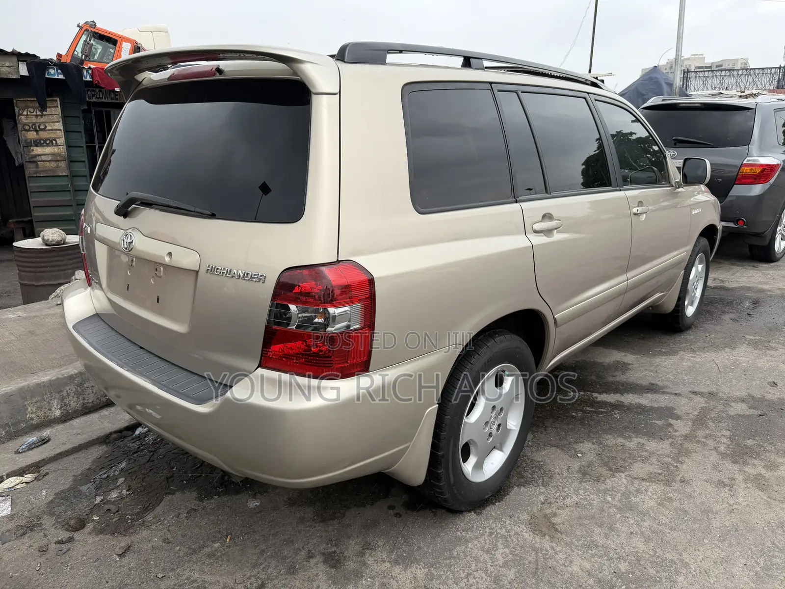 Toyota Highlander 2007 Gold