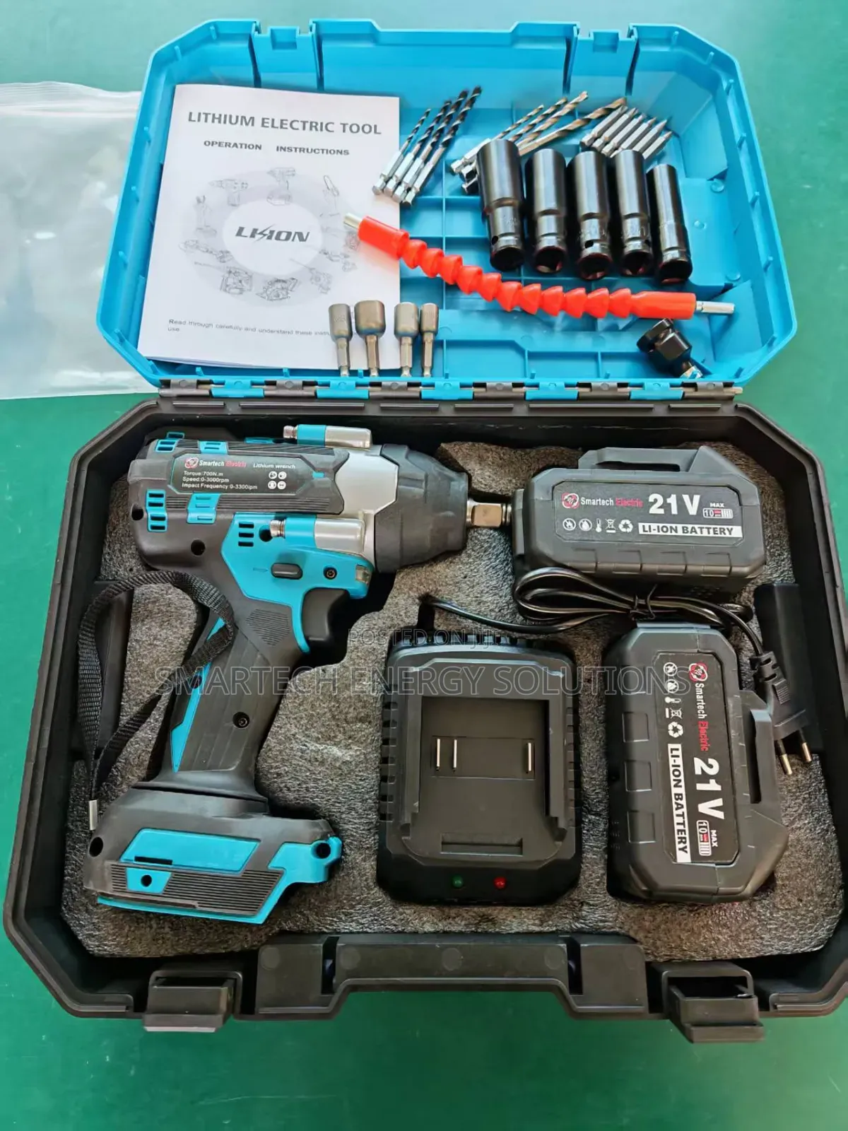 High Power 700n.M Brushless High Torque Cordless 1/2" Impact Wrench