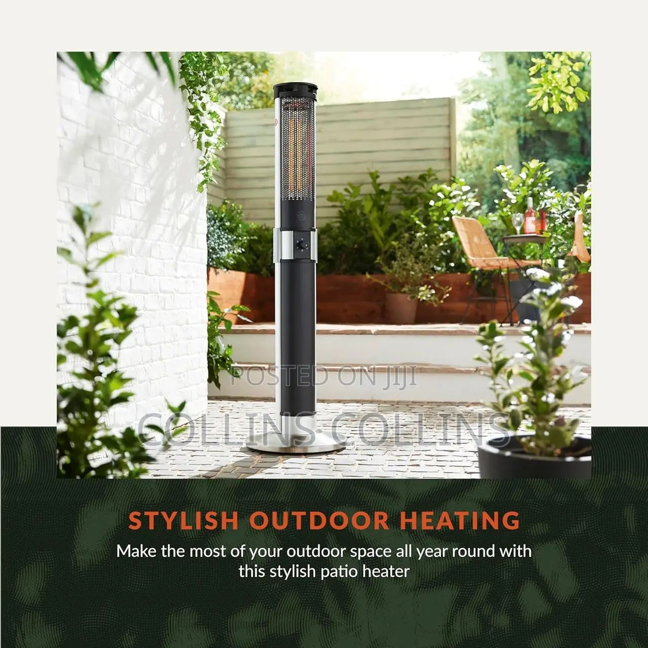 Swan Al Fresco Column Electric Patio Heater