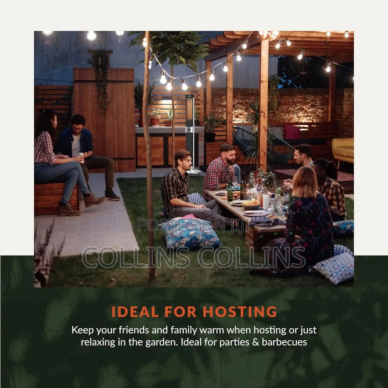 Swan Al Fresco Column Electric Patio Heater