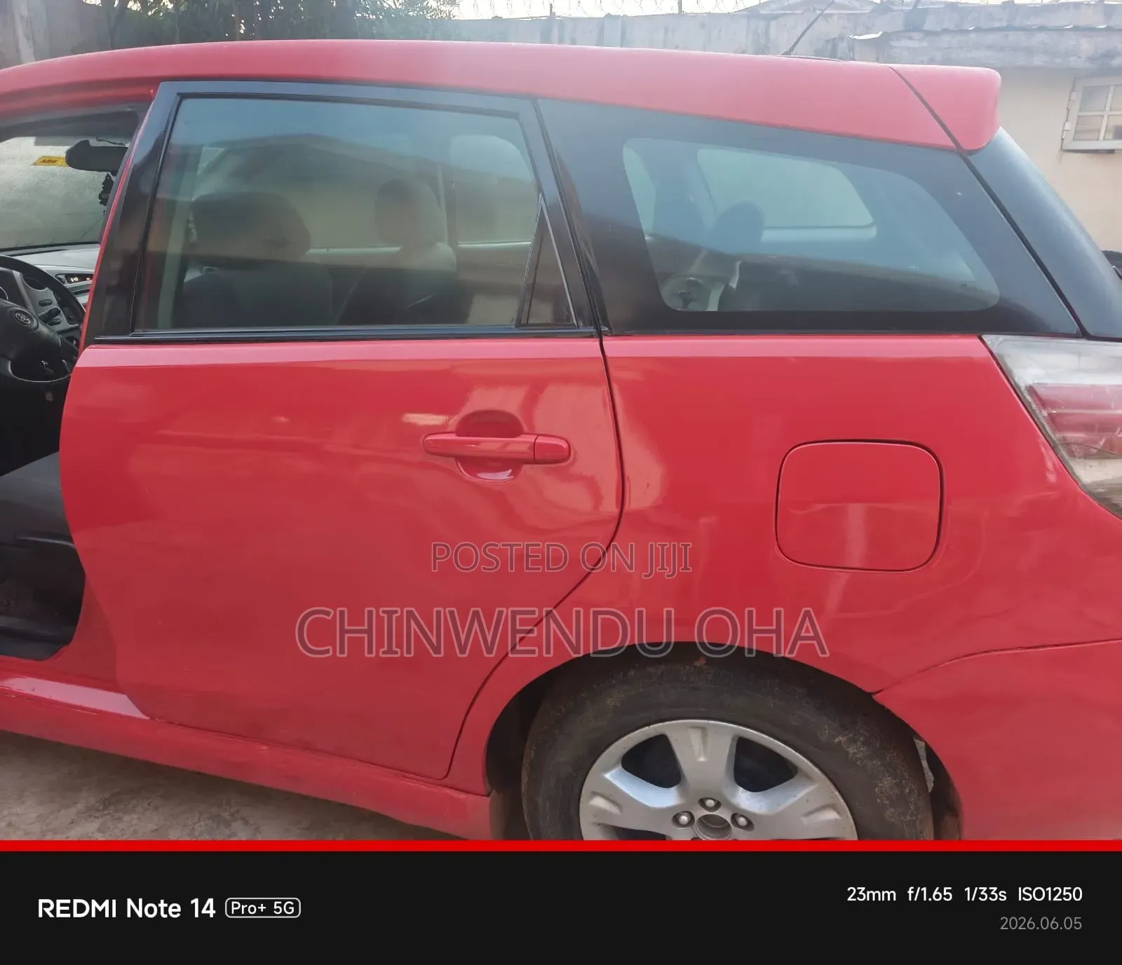 Toyota Matrix 2006 Red