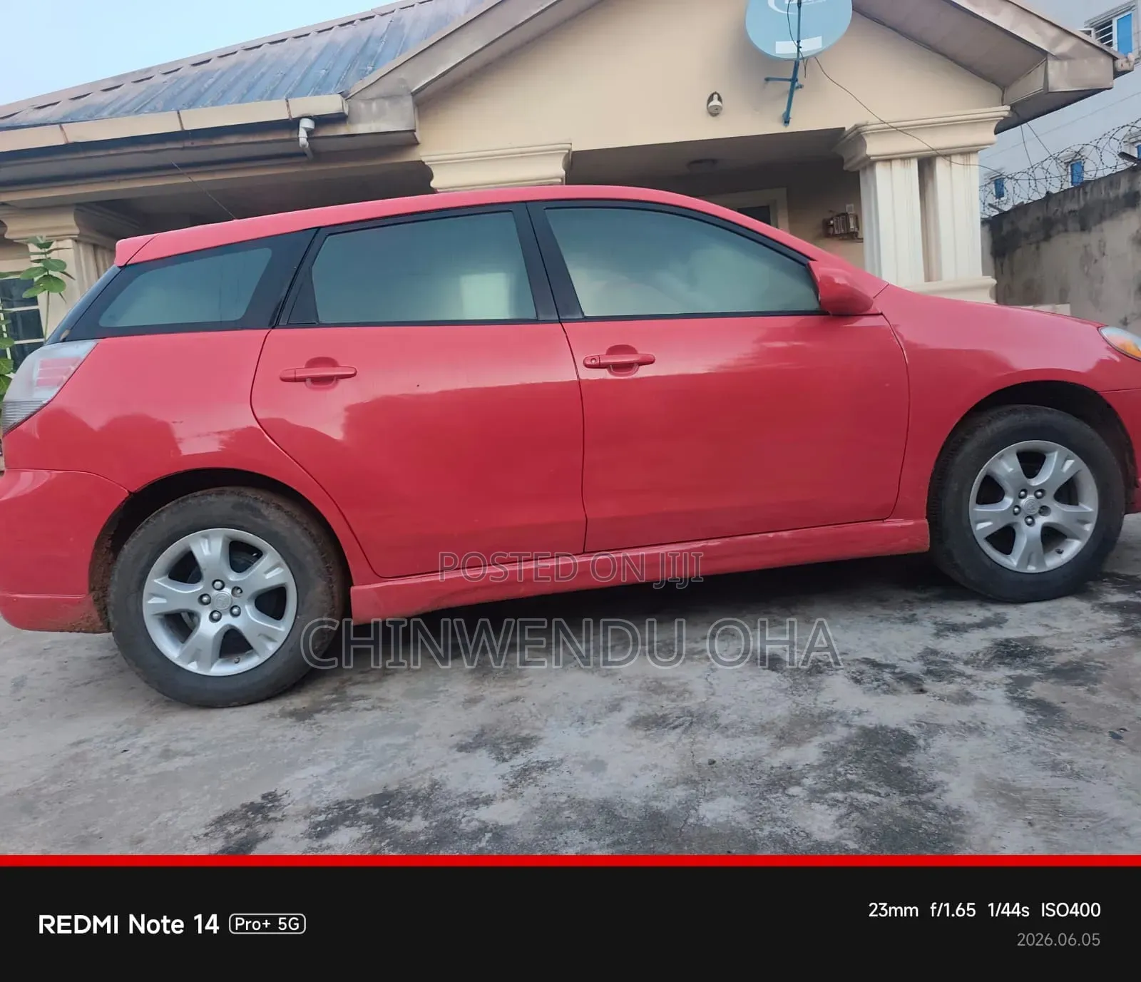 Toyota Matrix 2006 Red