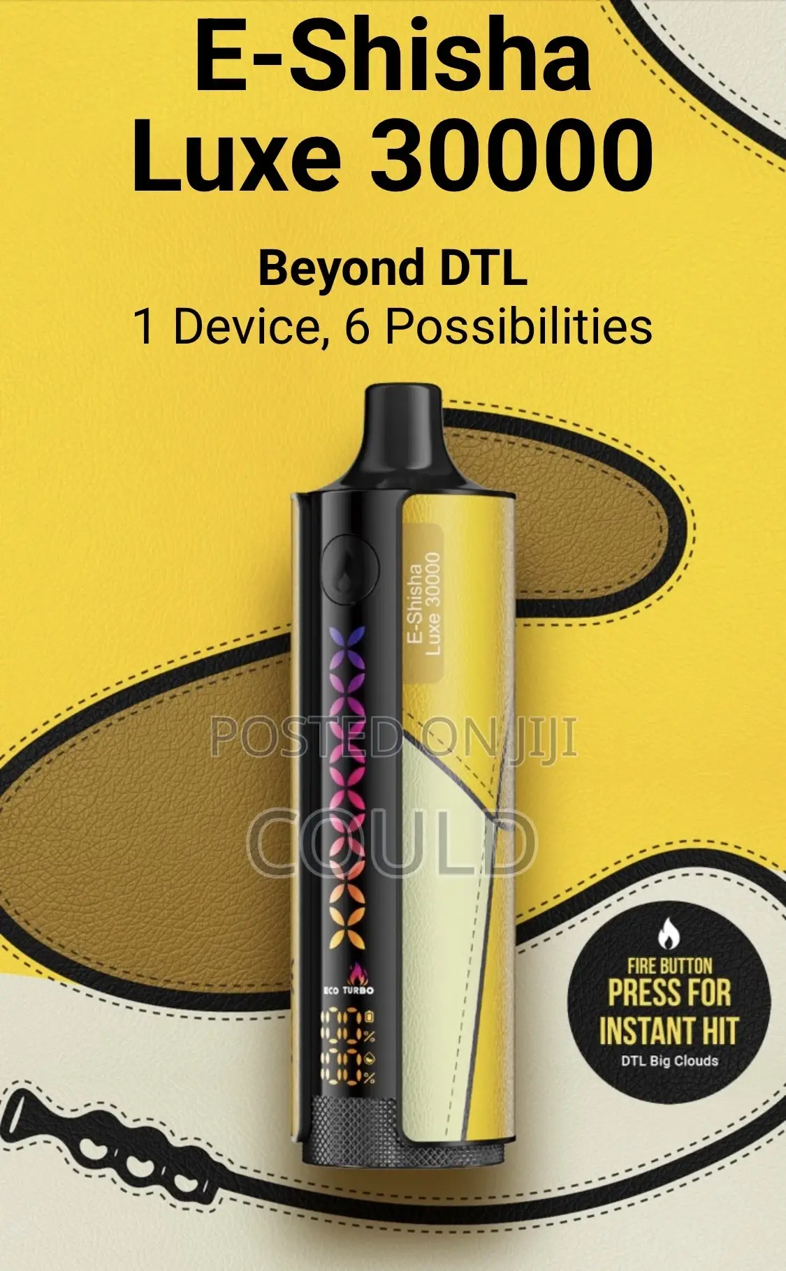 Original Elfbar Luxe E- Shisha Long Lasting Vape