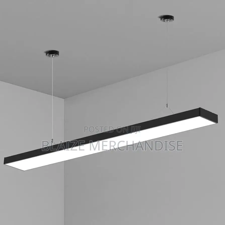 Modern Black Pendant Lamp White Ceiling Chandelier for Office